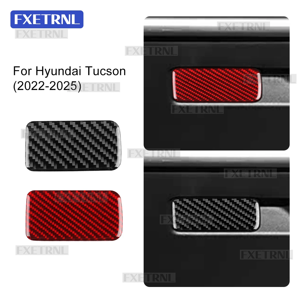 

Для Hyundai Tucson NX4 2022 2023 2024 2025 Наклейка из настоящего мягкого углеродного волокна LHD RHD Автомобильная пассажирская ручка для хранения второго пилота Накладка