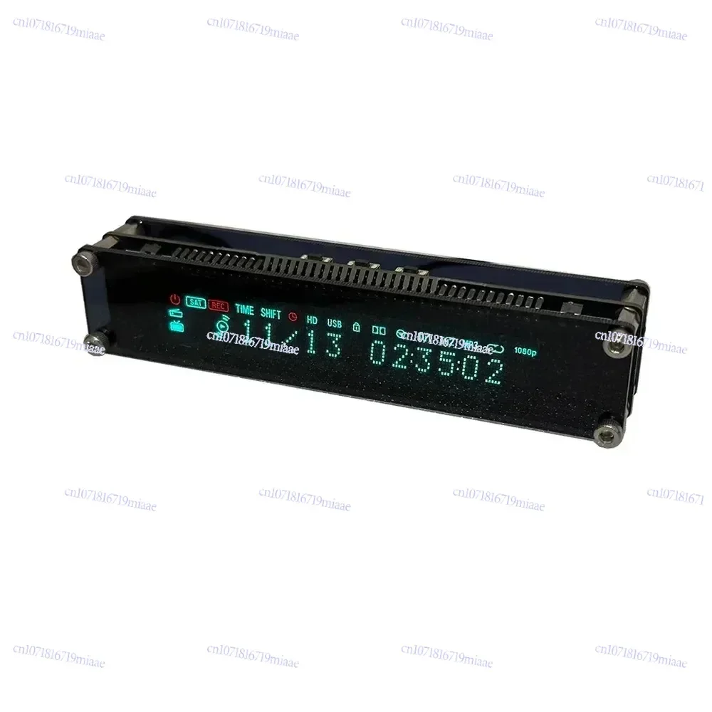 Glow Fluorescent Clock Cyberpunk Wind Gaming Atmosphere Room Desktop DecorationNEW