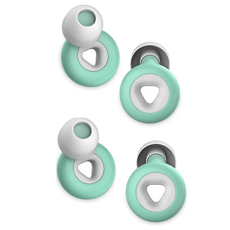 睡眠用耳栓 ノイズキャンセリング スーパーソフト、柔軟なシリコンで再利用可能な聴覚保護、ノイズキャンセリング-BCBW