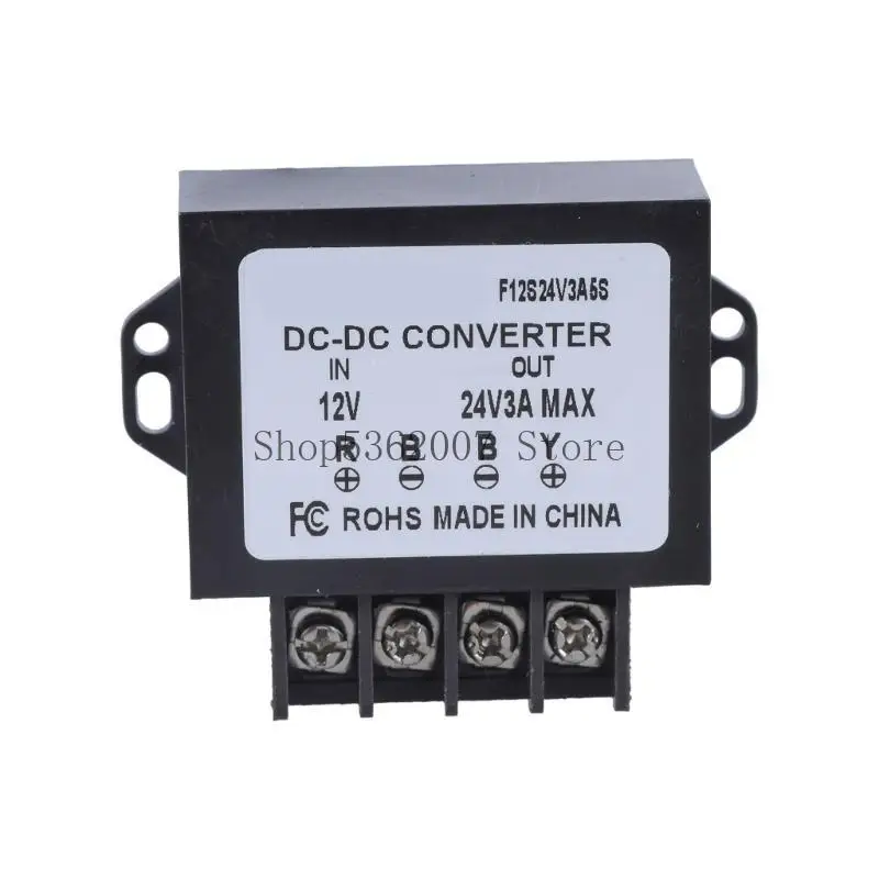 DC12V إلى 24 فولت 3A محول محول المحول محول لمصابيح LED والمروحة 40JB