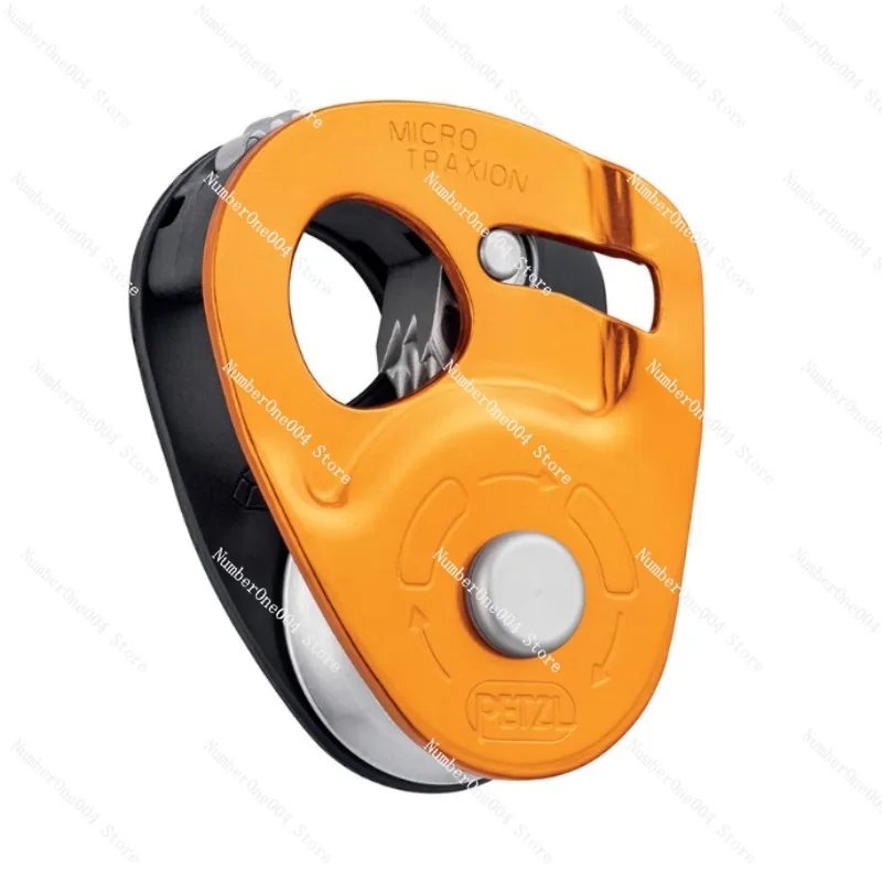 Polea de escalada P53 MICRO TRAXION Cruce unidireccional ultraligera y eficiente Elimina la polea de parada