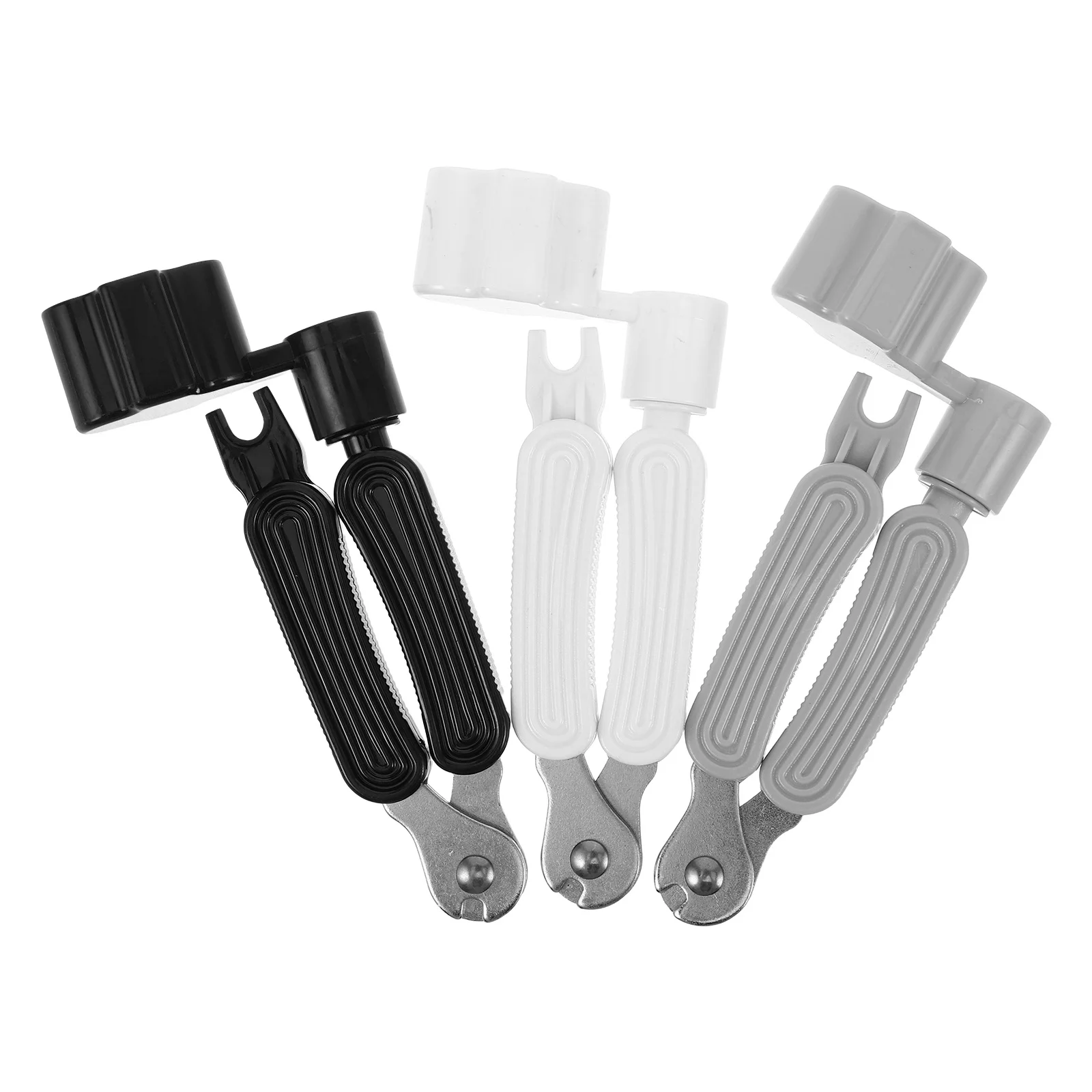 

3Pcs Guitar String Winder Cutter Bridge Pin Puller Multi Functional Restringing Tool Guitar String Changer Kit Acoustic Electric
