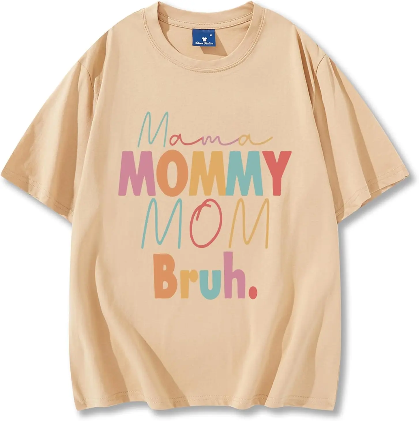 

Mama Mommy Mom Bruh Art Print Causal T-Shirt, Mama Mommy Mom Bruh Art Casual T-Shirt