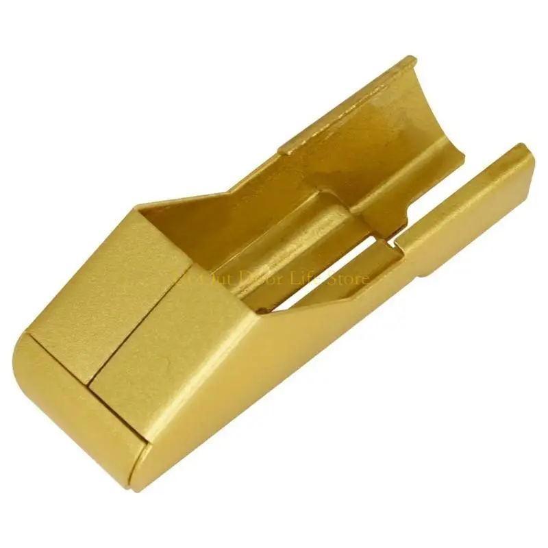77UF Professional Saxophone Mouthpiece Size 5/6/7/8/9 Brass Metal Eb Sax Mouthpieces with Caps and Ligatures Enduring