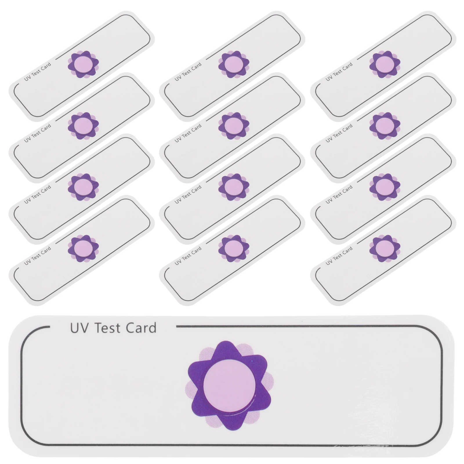 

20pcs UV Detection Cards UVA Testing Papers for Disinfection Box Germicidal Effect Indicator Sheets Testing Devices