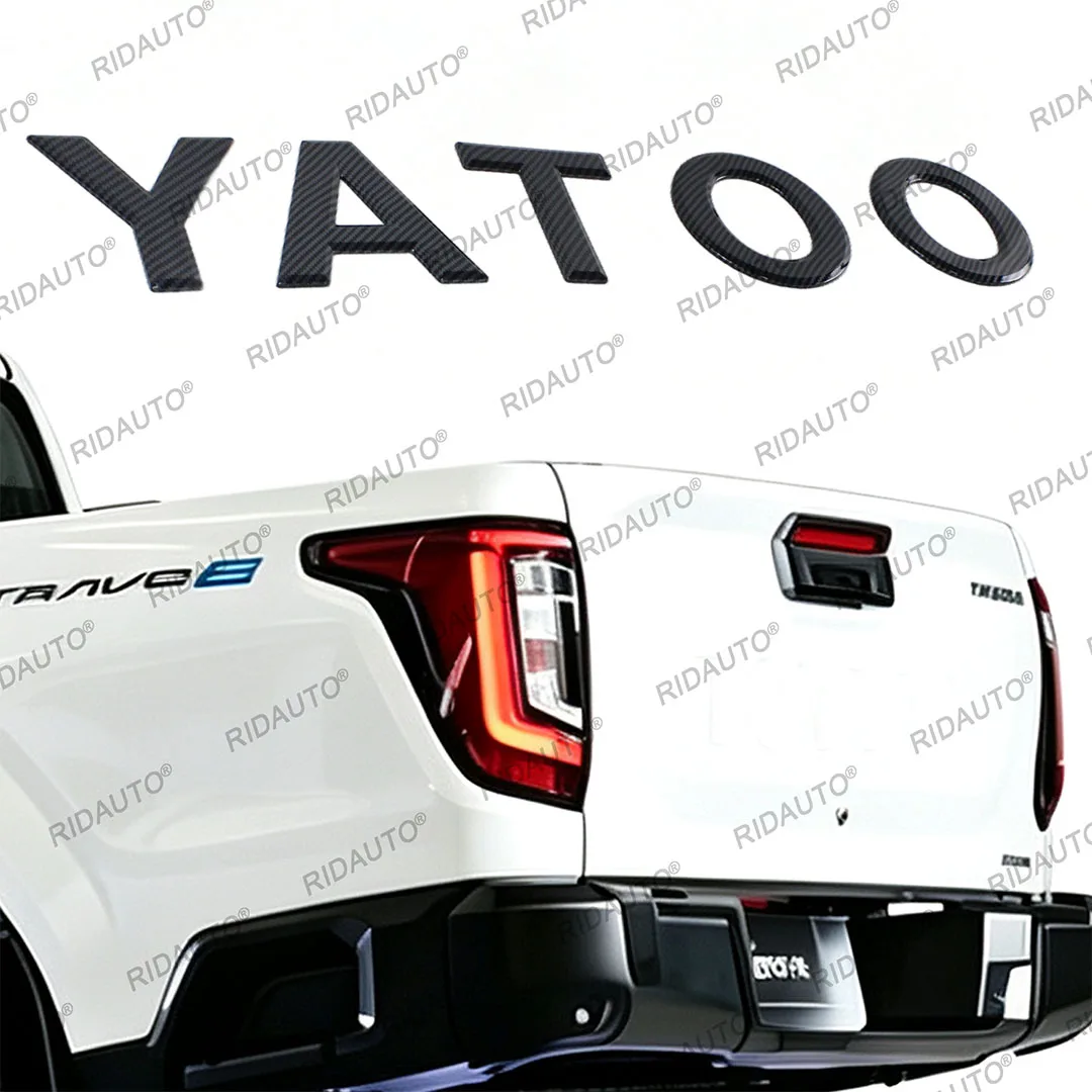 Tailgate Lettering Pickup Stickers Decoration Letter Car Accessories For Hilux Travo 2026 Standard Cab 4TREX Rear Gate 3D Logo view 3