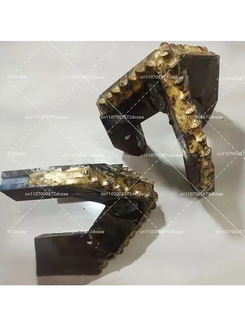 Three-Blade Alloy Drill Bit Fork Three-Blade Sheet Octagonal  Block Well Drilling Machine Geological  Sheet