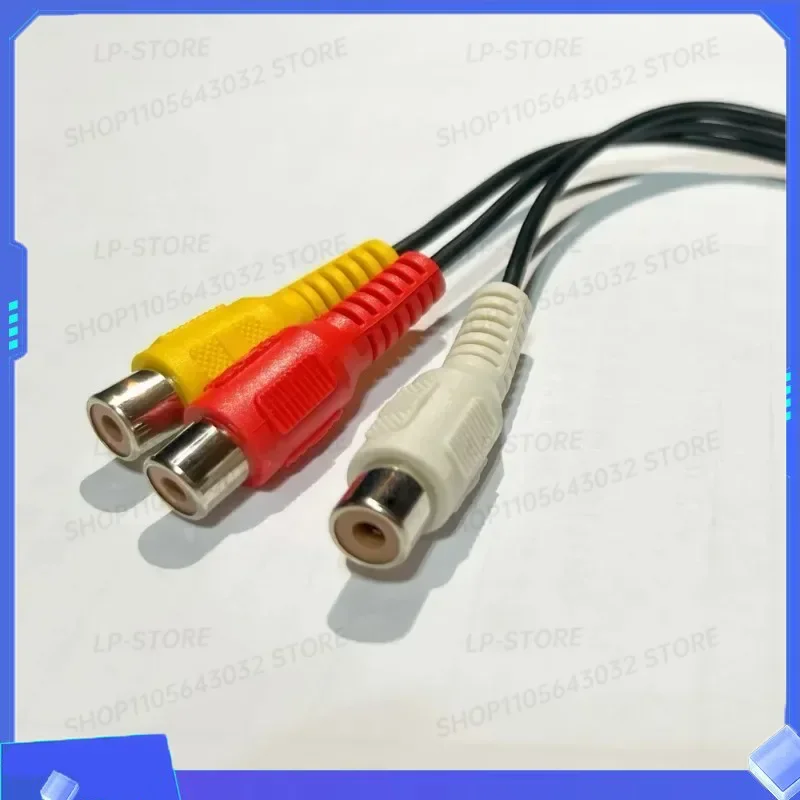 3RCA Female 3.5mm Male Jack Plug Male To 3 RCA Adapter Cable Connector Extension 3.5 To 3 RCA Female Audio Video AV Wire Cord