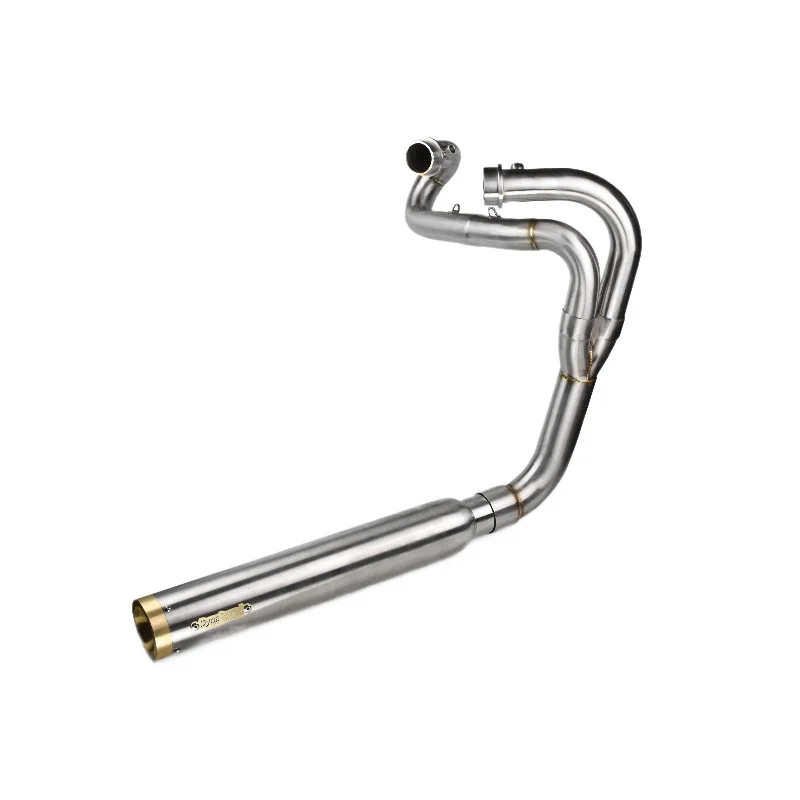 

*Applicable to t120\ t100\ street double\ speed double\ tio-custom modified exhaust pipe two out one