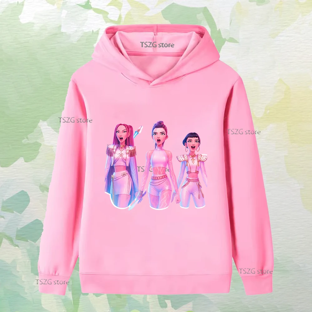 Monster Hunt: قمصان رياضية عصرية للأولاد والبنات مطبوعة على الحد الأدنى للخريف، قمصان رياضية كاجوال من الصوف للأطفال بأكمام طويلة