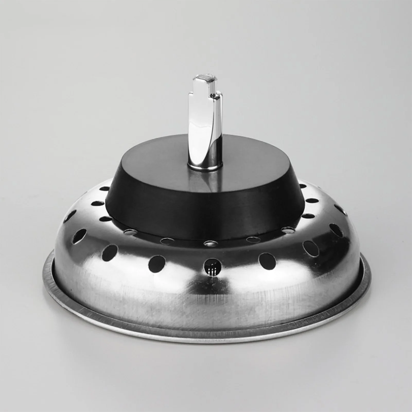 Kitchen Sink Stopper Rectangular Stainless Steel Drain Filter for Basin Food Catcher Rubber Seal Leakproof Durable Tool
