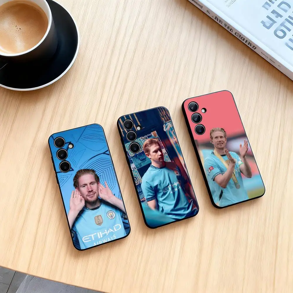 K-Kevin de Bruyne  Phone Case Black Silicone Soft For Samsung Galaxy A73,A72,A71,A70,A53,A52,A51