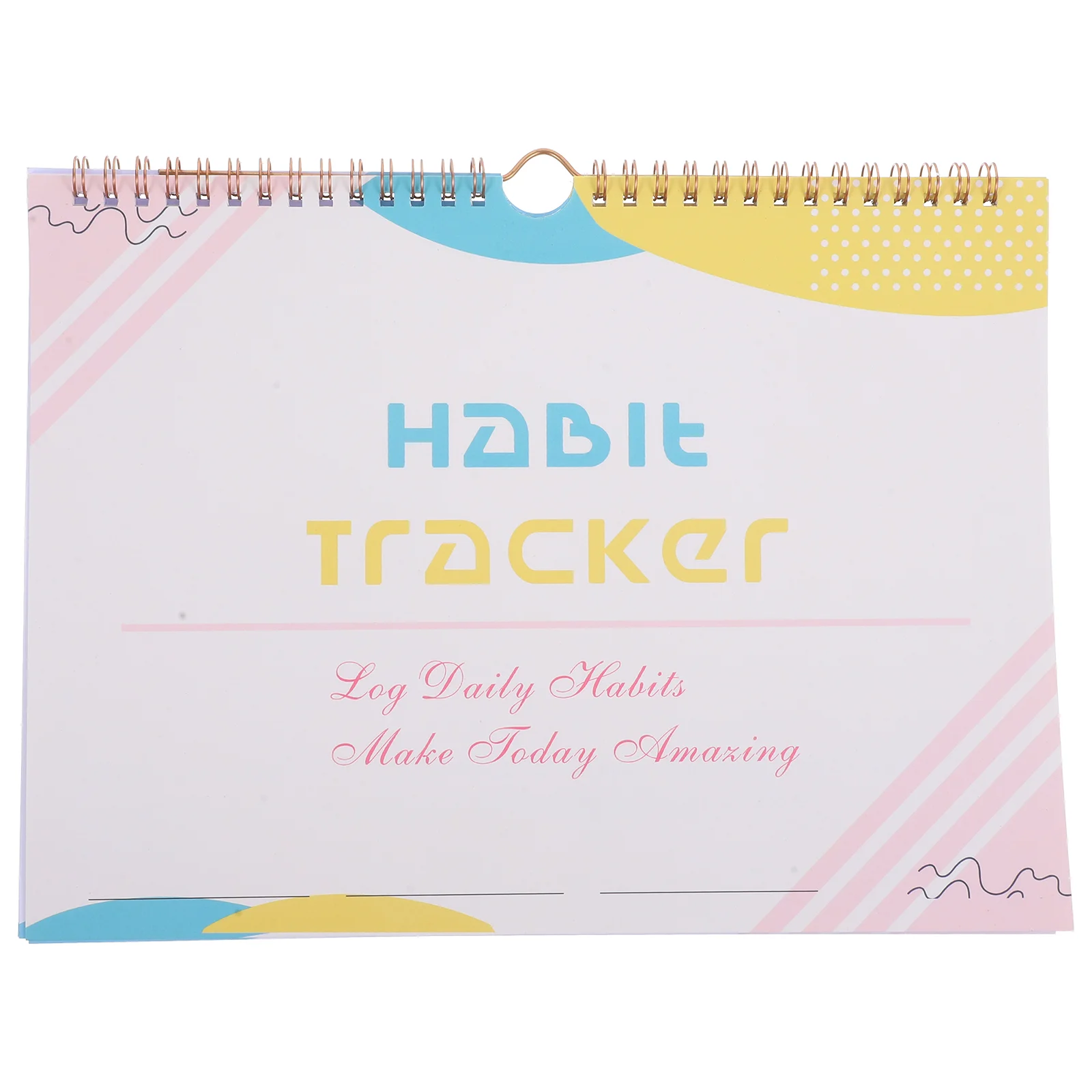 

English Habit Tracker Calendar Journal Large Monthly Planner Undated Paper Goal Fitness Daily Notepad