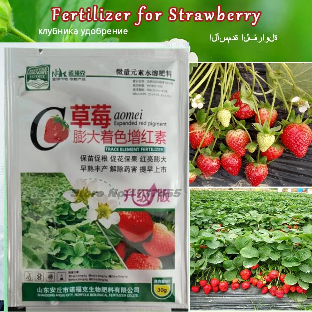 30g Special Strawberry Fertilizer Supplemental Plant Nutrition Hydroponics Expanded Fruit Rapid Rooting For Home Garden Bonsai