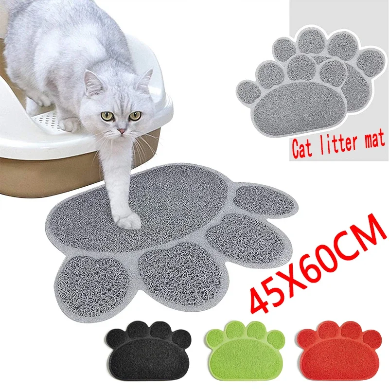 Pet Litter Mat, Toilet Mat, Waterproof and Anti Slip Sand Cat Washable Pet Cleaning Products