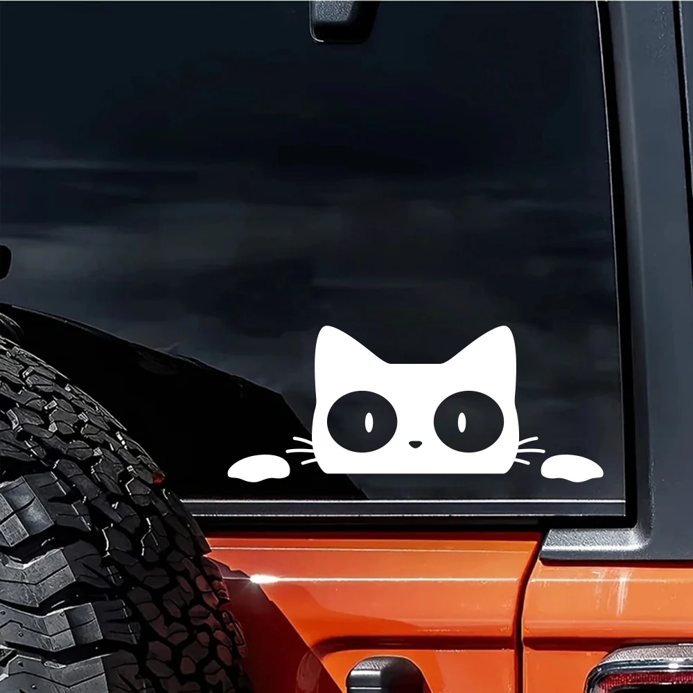 Cute Cat Car Stickers Motorcycle Waterproof Styling Decals Decoration Car Whole Body Decorative Stickers Auto Accessories