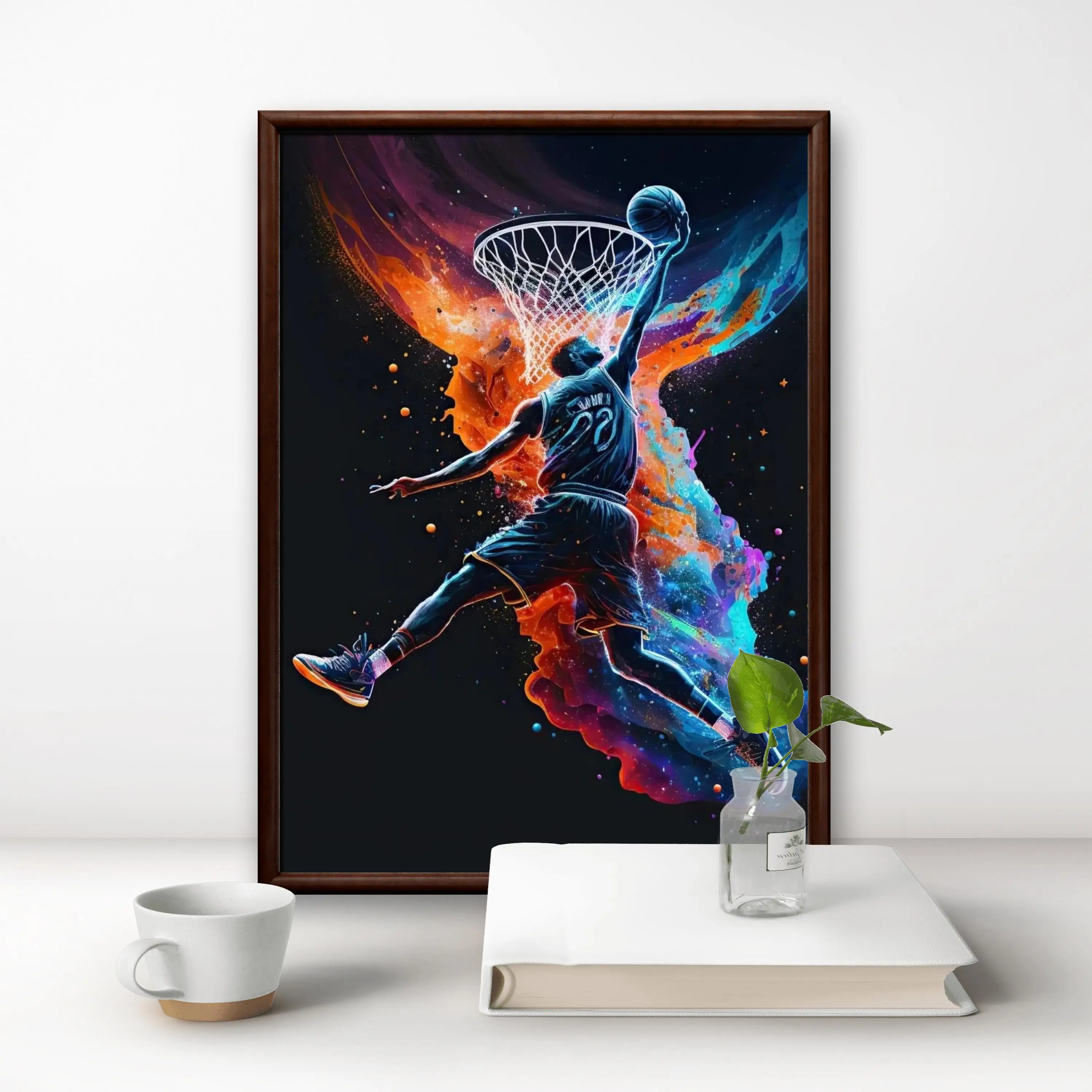 2026 New Colorful Sport Basketball 5D DIY Diamond Painting New Embroidery Full Round Cross Stitch Mosaic Wall Decoration