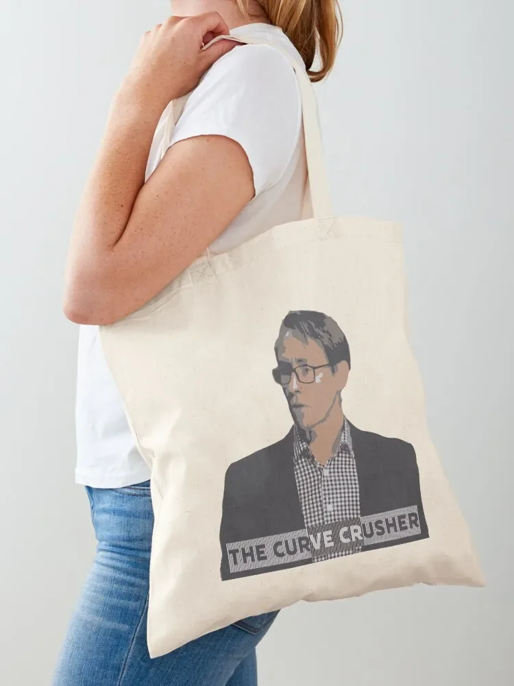 Dr Ashley Bloomfield The Curve Crusher tote design merchandise Tote Bag Cloth bags Women's shopper bag Bag