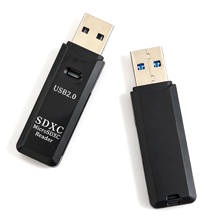 2-in-1 USB3.0 2.0 Card Reader SD TF Memory Card Reader USB Flash Drive Card Reader Adapter For PC Laptops Accessories