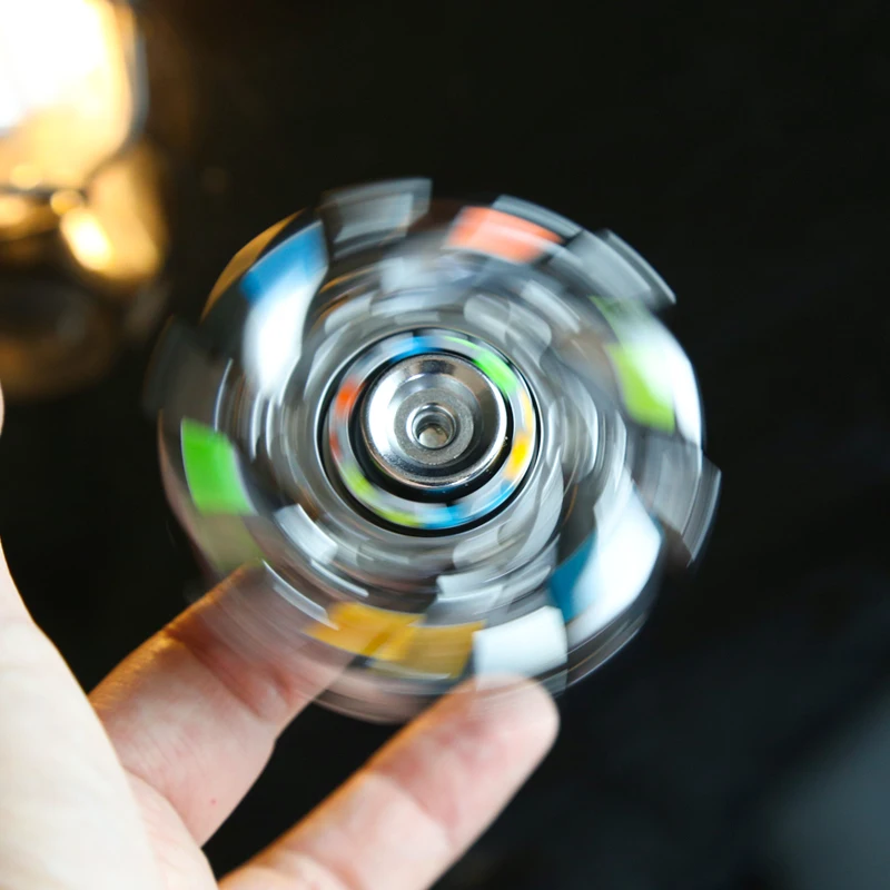 Deformation Mecha Fidget Spinner  EDC Luminous Hand Spinner Fidget Office Relaxation Fidget Spinning Toy ADHD Tool Adult Gifts