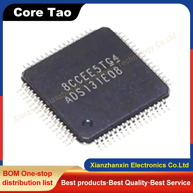 1PCS/LOT ADS131E08IPAGR ADS131E08 TQFP-64 Analog front-end IC in stock