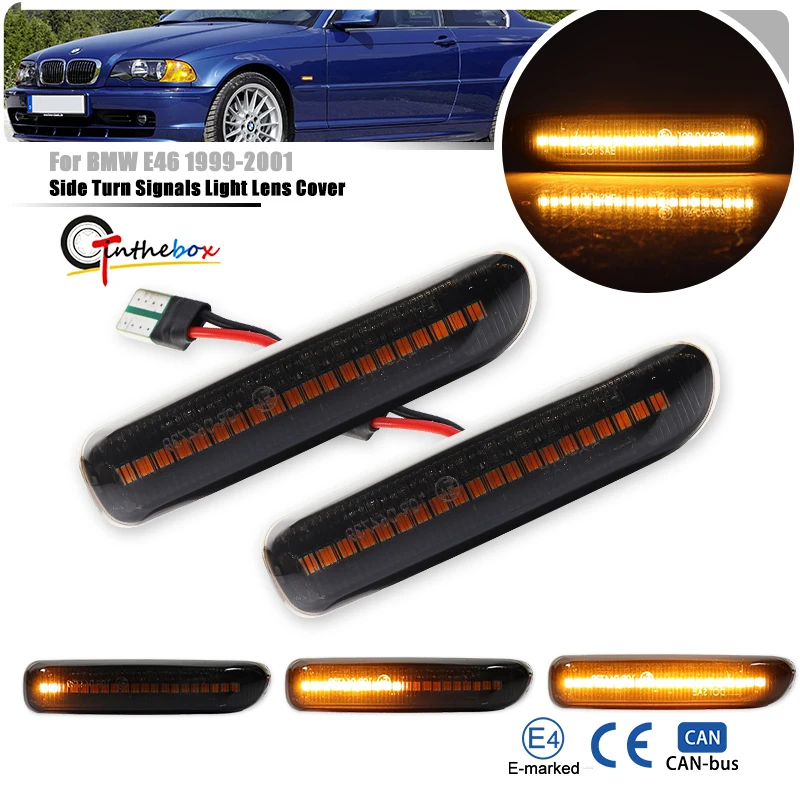 

LED Turn Signal Side Marker Light For BMW 3 Series E46 Sedan Coupe Wagon Convertible 1997 1998 1999 2000 2001