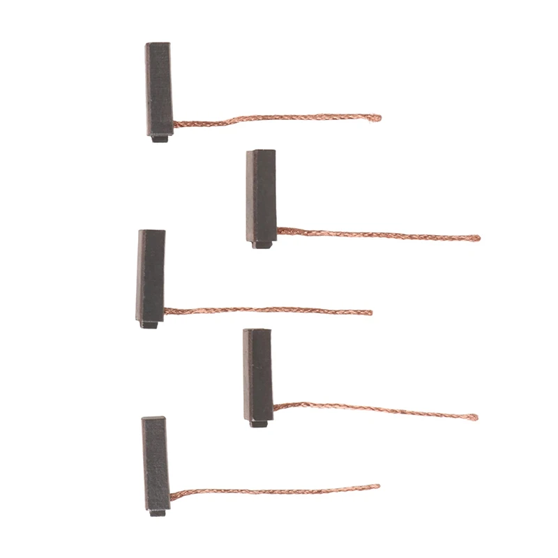 B*10pcs 5*7*19mm High Quality Copper Electric Generator Carbon Brushes Car Alternator Power Tools Car Regulator Low Copper