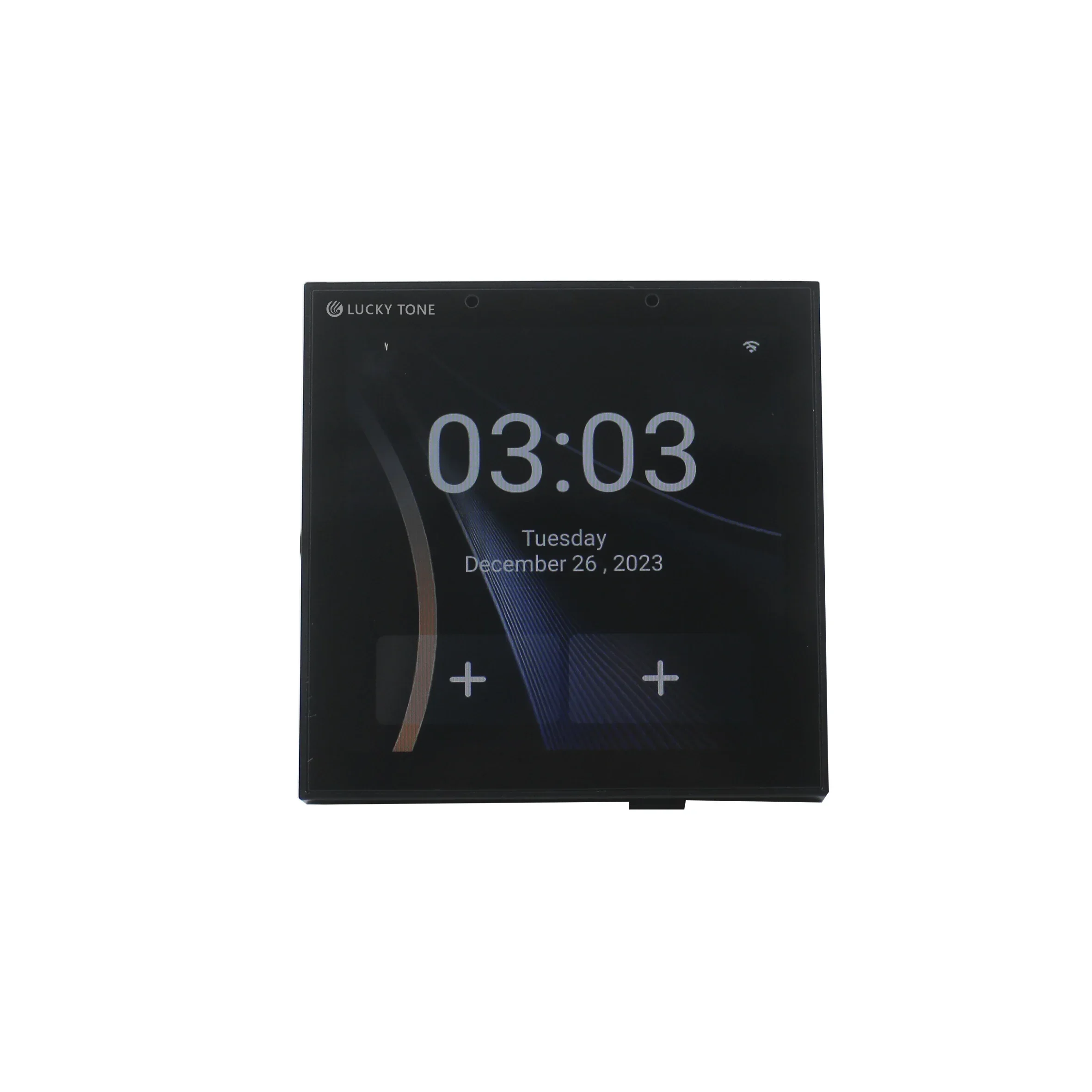 M 4 Inch Touch Screen 4 Channel Wall-Mounted Home Theater System Mini Stereo Wall Amplifiers With Usb/Tf/Tuya Zigbee