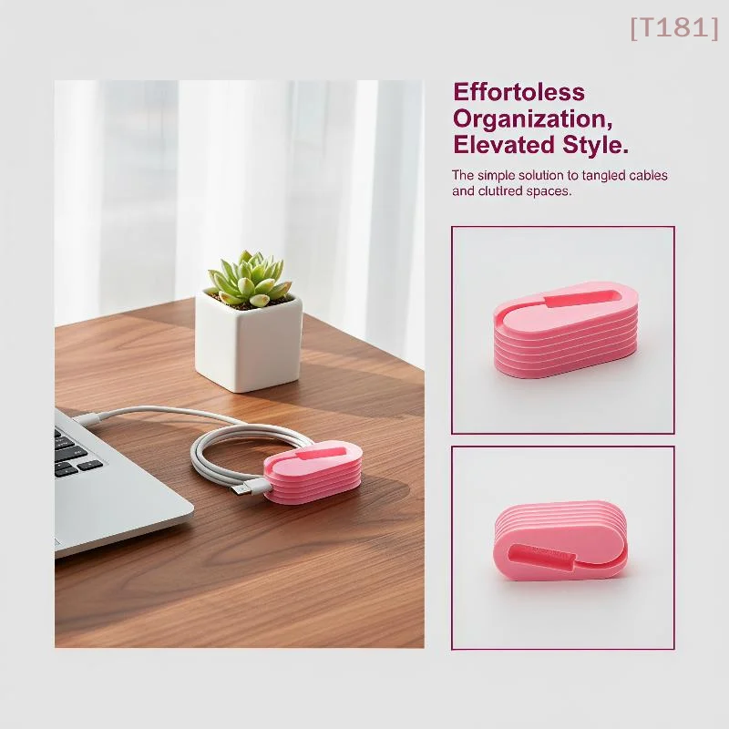 2/4/6Pcs Portable Anti-Winding Cable Organizer Cord Winder Storage Tool For Type C Cell Phone Travel Desktop Cable Arrangement