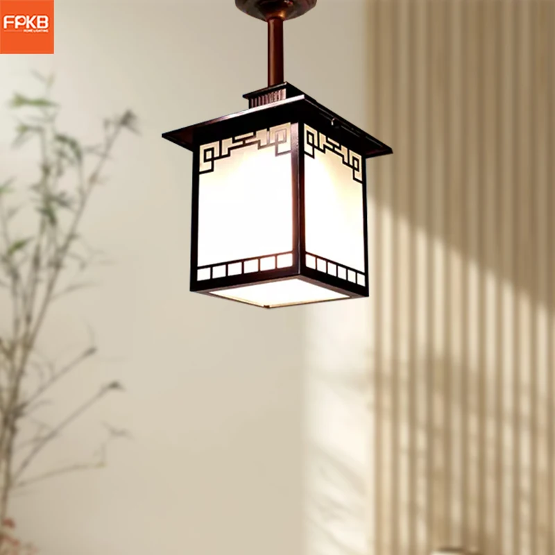 

Outdoor pavilion waterproof chandelier, outdoor corridor courtyard sunroom, Chinese pavilion villa balcony lamp, ceiling lamp