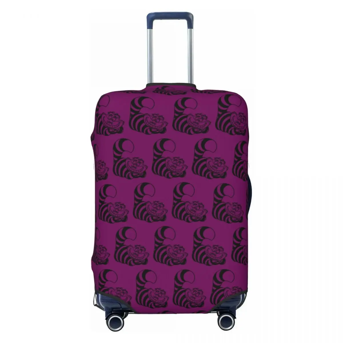 

Custom Cheshire Cat Luggage Cover Protector Funny Cartoon Travel Suitcase Covers for 18-32 Inch