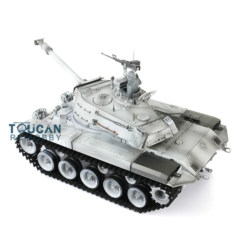 HENG LONG 1/16 7,0 FPV-Kamera, maßgeschneiderter Walker Bulldog RTR RC Panzer 3839, Metallräder, Spann-Infrarot-Kampfgenerator TH17338