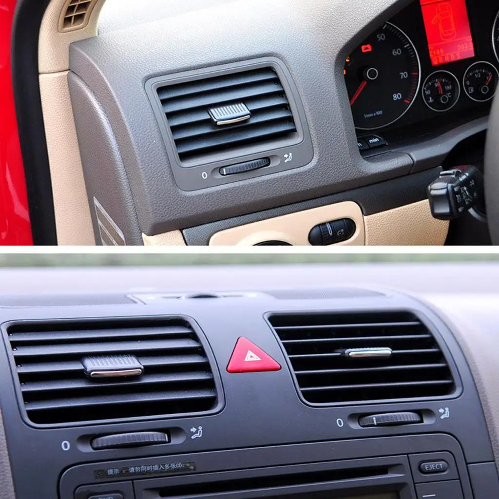 

Car Air Outlet Tab Clip Plastic Repair Kit Vent Louvre Slice Replacement for Citroen C4 Center Front A/C