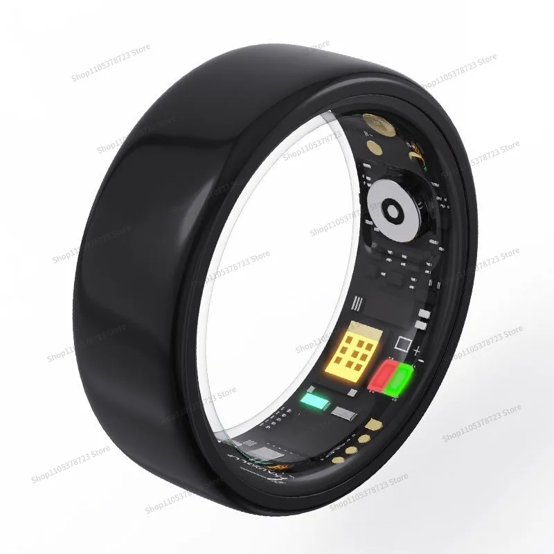 For R11M Smart Ring Heart Rate Blood Oxygen Sleep Exercise Step Counting Waterproof Photo Bluetooth Ring