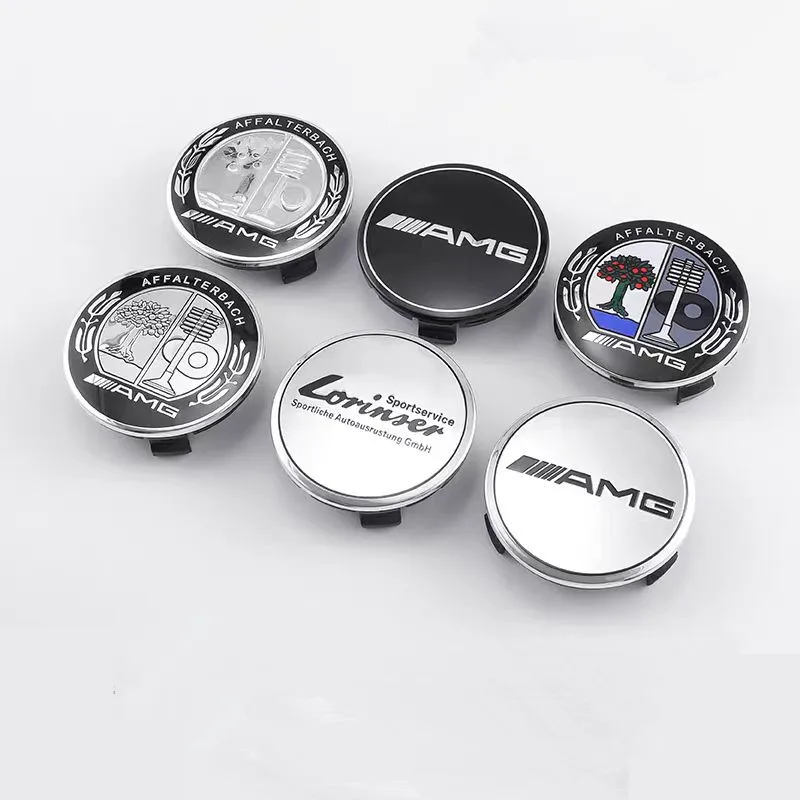 

Mercedes Benz wheel center cap 75mm4pcs for Mercedes Hubcap AMG Apple Tree B w204 w211 w205 W212 w203 w213 w124 car accessories