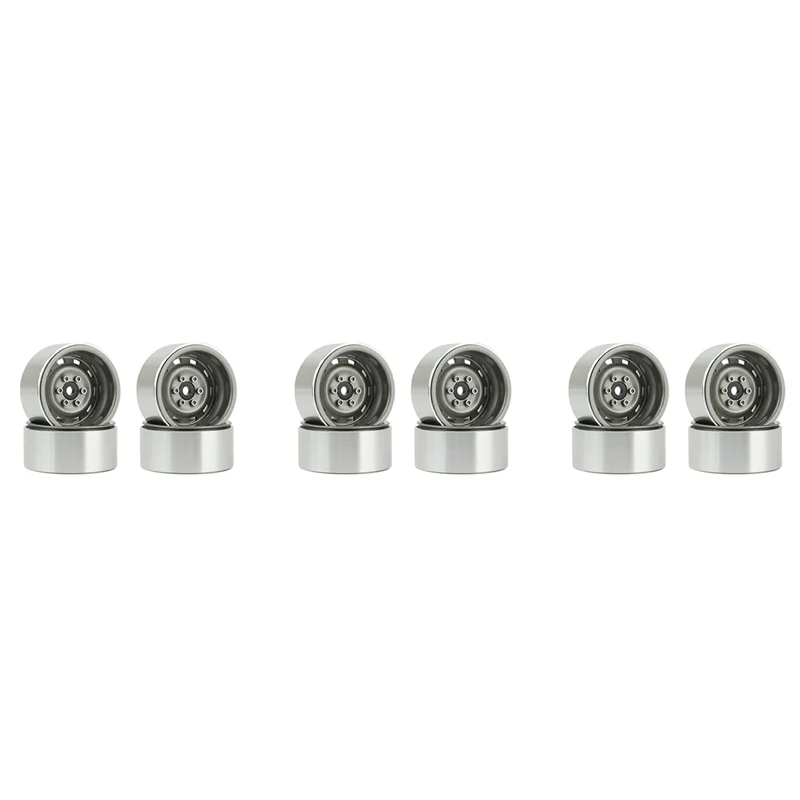 

A87I-12PCS Rally 1.9 Metal Beadlock Wheel Hub Rim For 1/10 RC Crawler Axial SCX10 90046 AXI03007 Traxxas TRX4 RC4WD D90,2