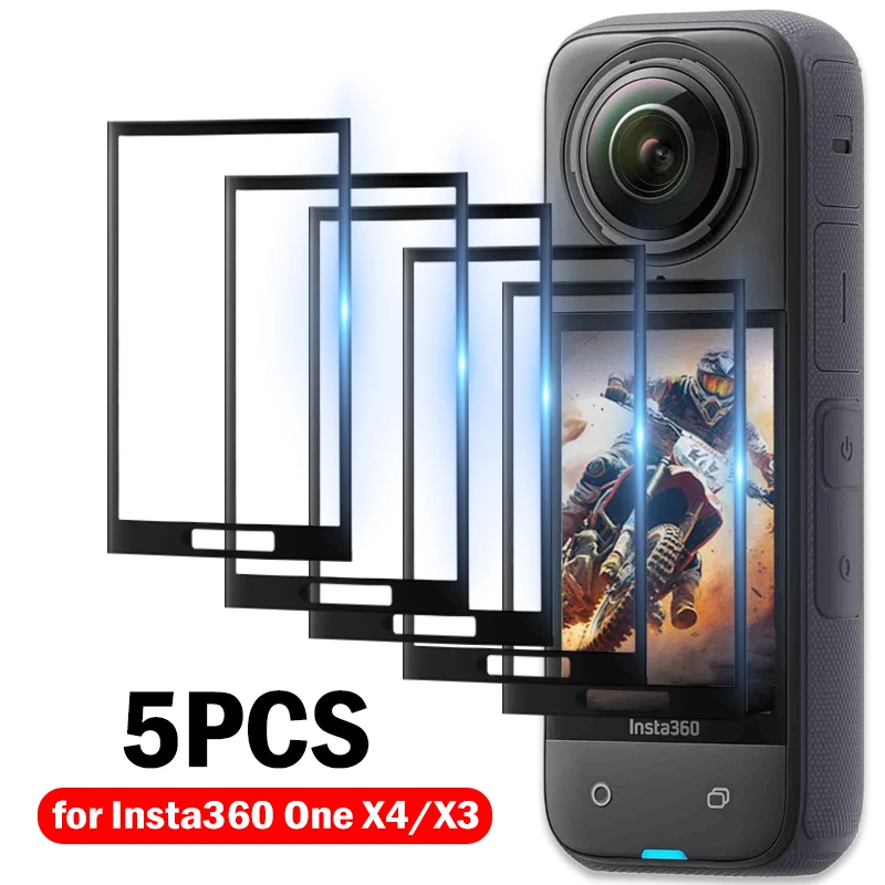 1-5Pcs 3D Curved Screen Protector For Insta360 One X3 X4 Display Screen Protective Film For Insta360 One X4 Action Video Cameras