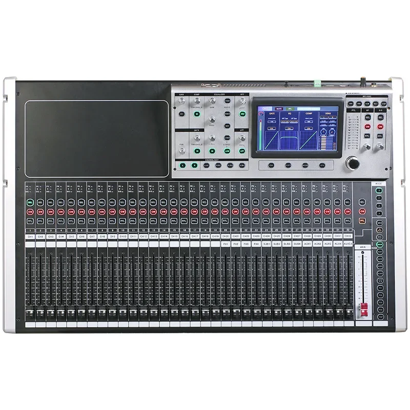 1PCS Logo OEM Touch Screen 32 Channel Professional Digital Audio Music Mixer DJ Digital Mixing Console