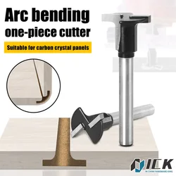Arc Bending Integrated Knife Forming Knife R2 Router Bits For Carbon crystal board Wood Door/Wall Cabinet 1/4 inch/6mm Shank