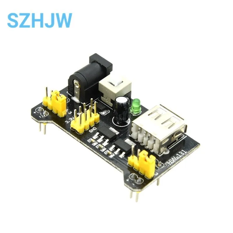 3.3V/5V MB102 Breadboard Power Module+MB-102 830 Points Prototype  For Arduino kit +65 Jumper Wires Wholesale