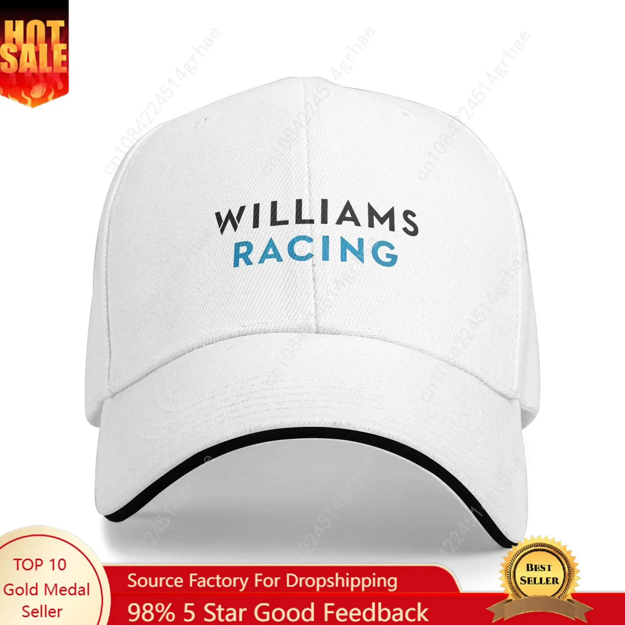 

Williams Racing F Full Team1 Casual Baseball Cap Outdoor Sports Hip Hop Hats Summer Dropshipping Women Men y2k Cute Snapback Cap