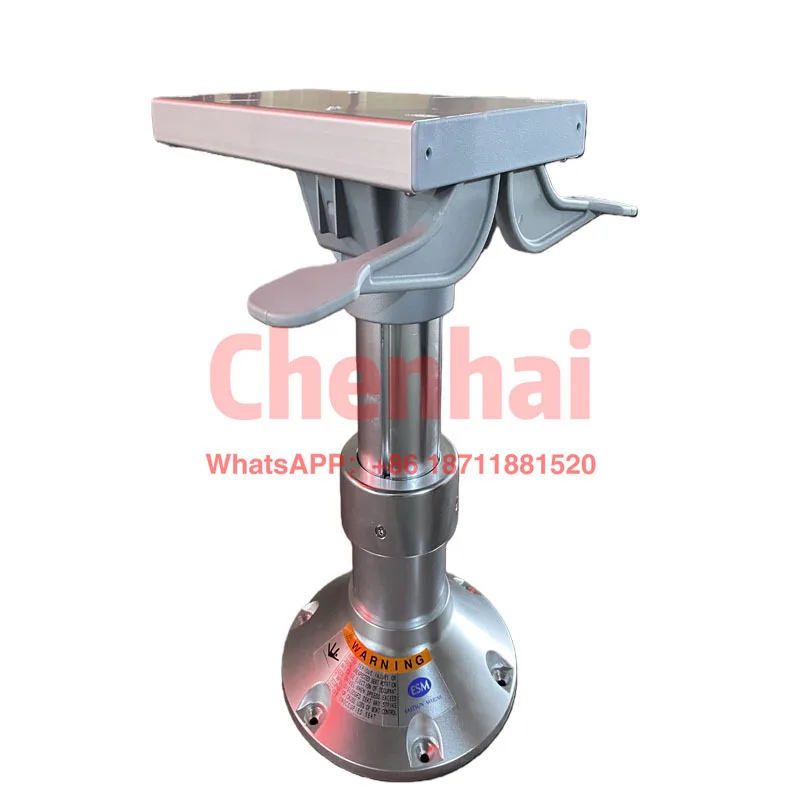 Customized Pneumatic Lift Base For Ship Seats, Rotating Base Adjustable Height, Captain's Navigator Seat