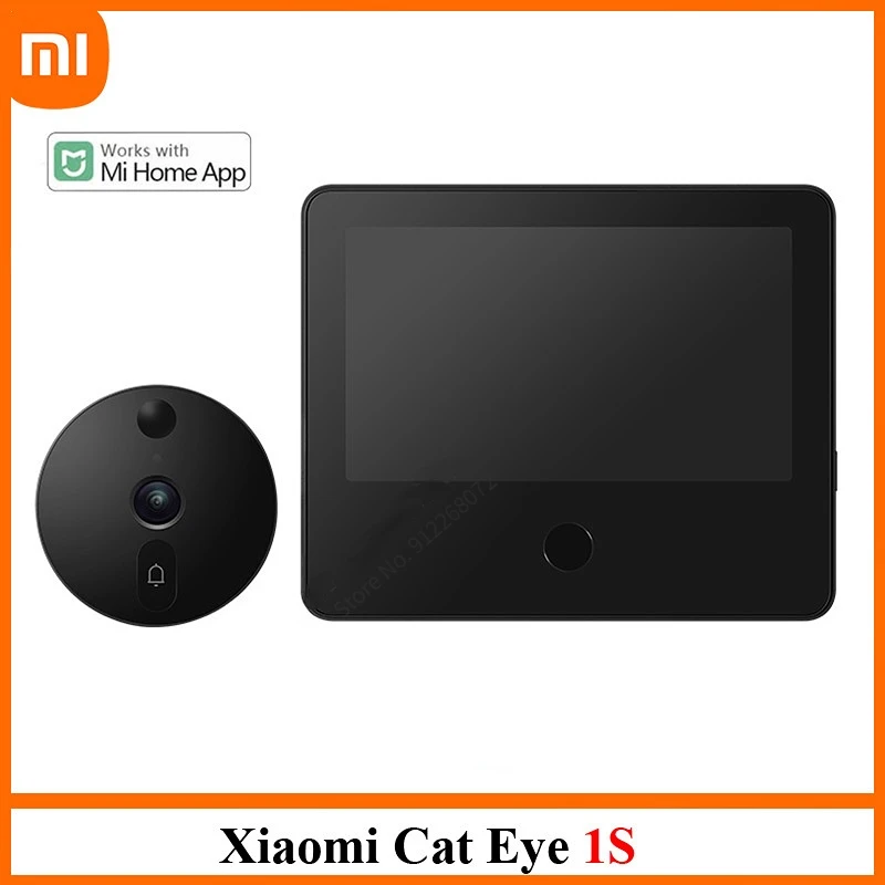 Xiaomi Smart Cat-eye 1S Wireless Video Intercom 1080P HD Camera Night Vision Movement Detection Video Doorbell for Home Security