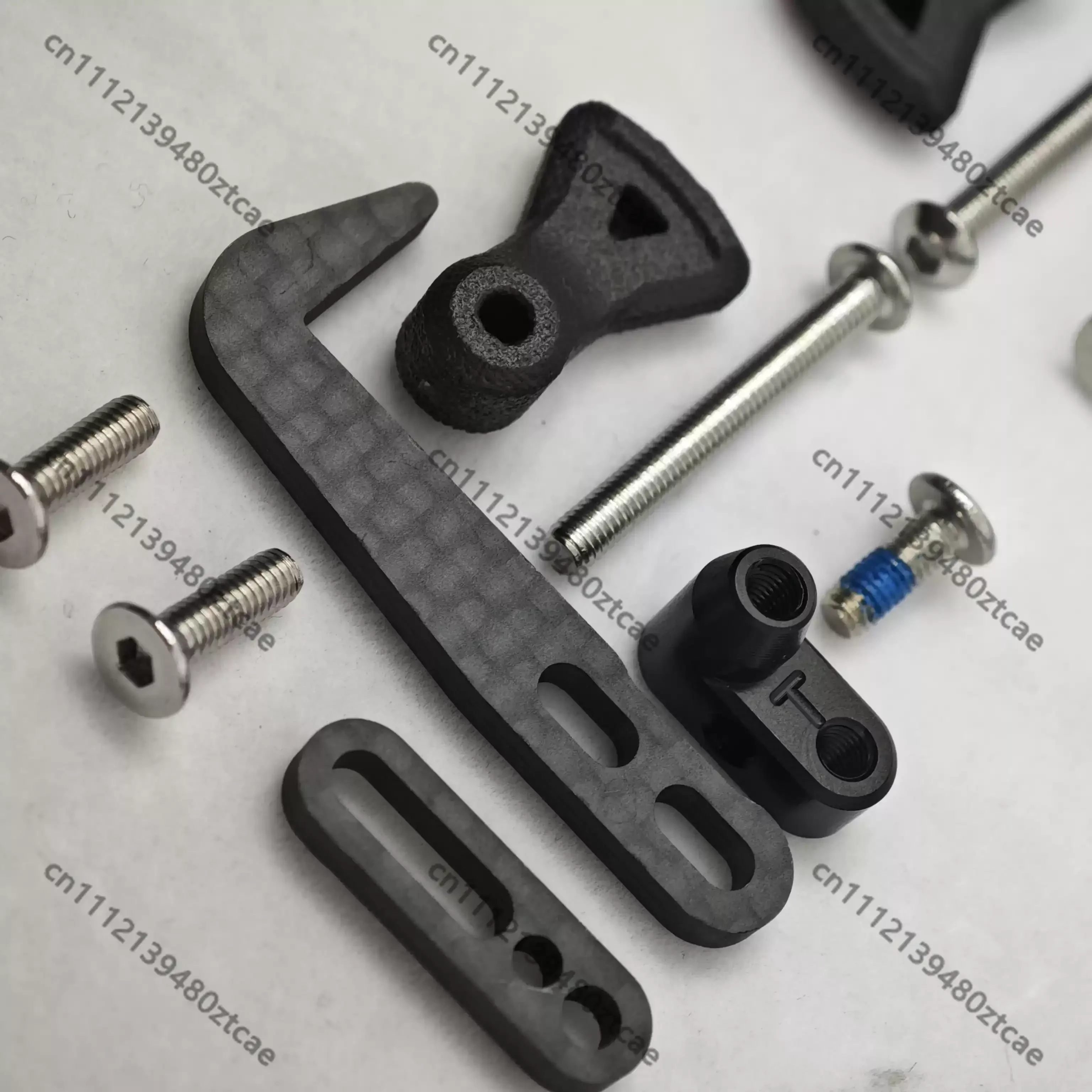 Complete Carbon Fiber Battery Holder Kit Professional Repair Spare Parts For RC Remote Control Racing Model Car Accessories
