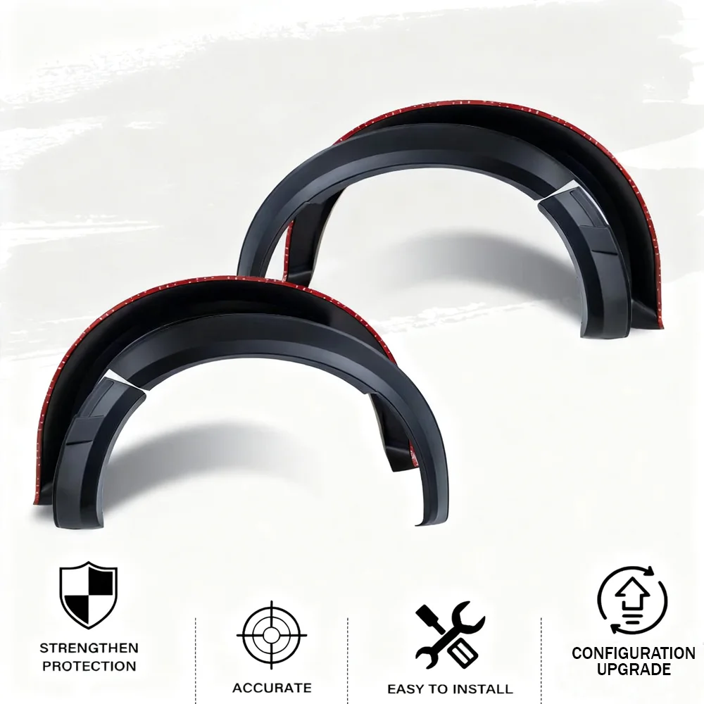 Fender Flares Wheel Arch For Ford Ranger NEXT-GEN T9 2023 2024 Wildtrak Wildtrak-X Raptor XLT XLS XL Car Exterior Accessories