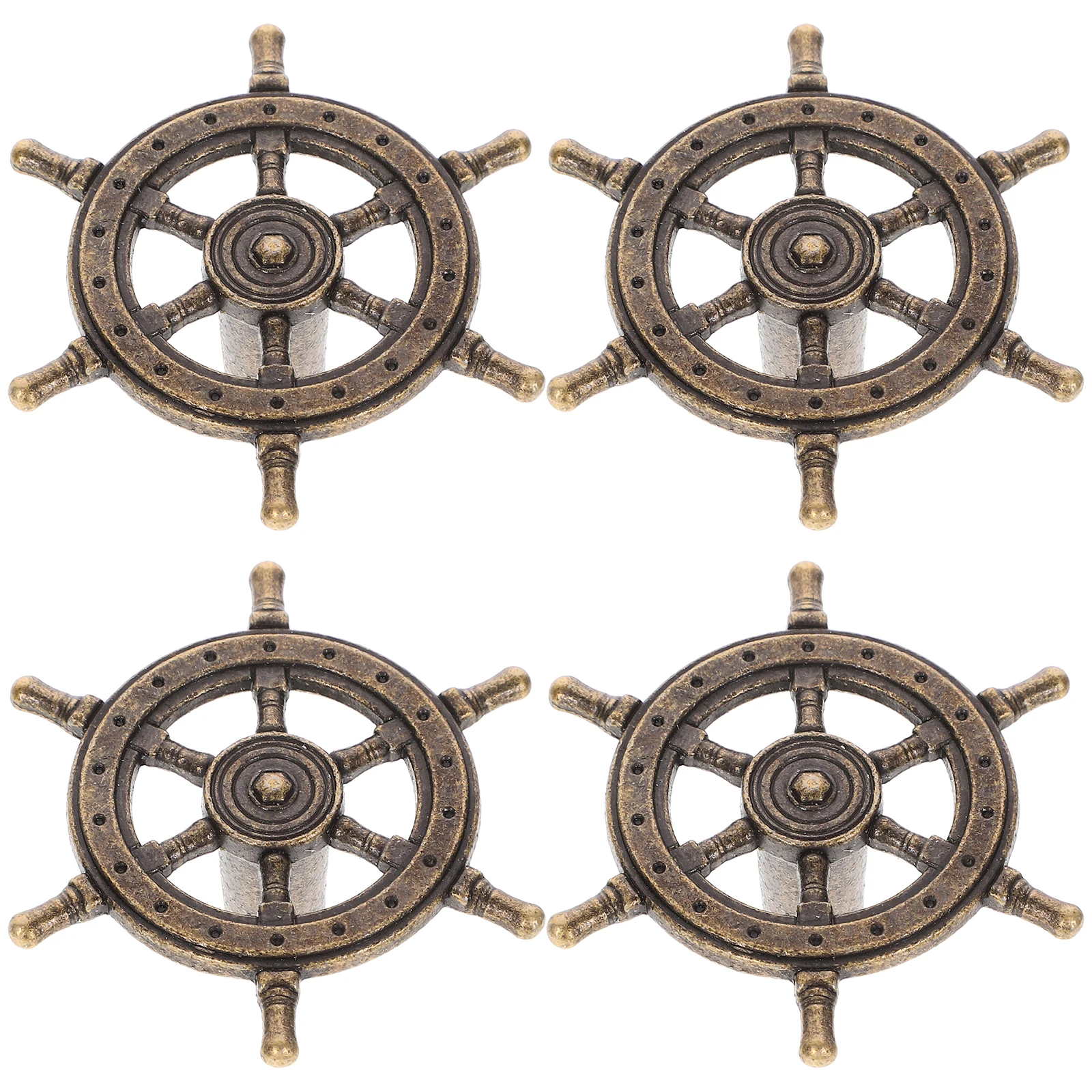 

4 Pcs Zinc Alloy Cabinet Knobs Round Pulls for Dresser Drawers Wardrobe Handles Suitable Furniture Easy Install