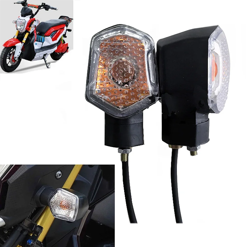 Motorcycle Direction Signals Turn Signals Turn Light Indicator Lamp and 12V10W For Honda Zoomer-X ZUMA 110C MSX125 1 Pair