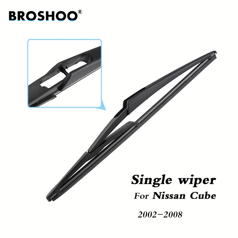 BROSHOO Car Rear Wiper Blades Back Windscreen Wiper Arm For Nissan Cube Hatchback (2002-2008) 305mm,Windshield Auto Styling