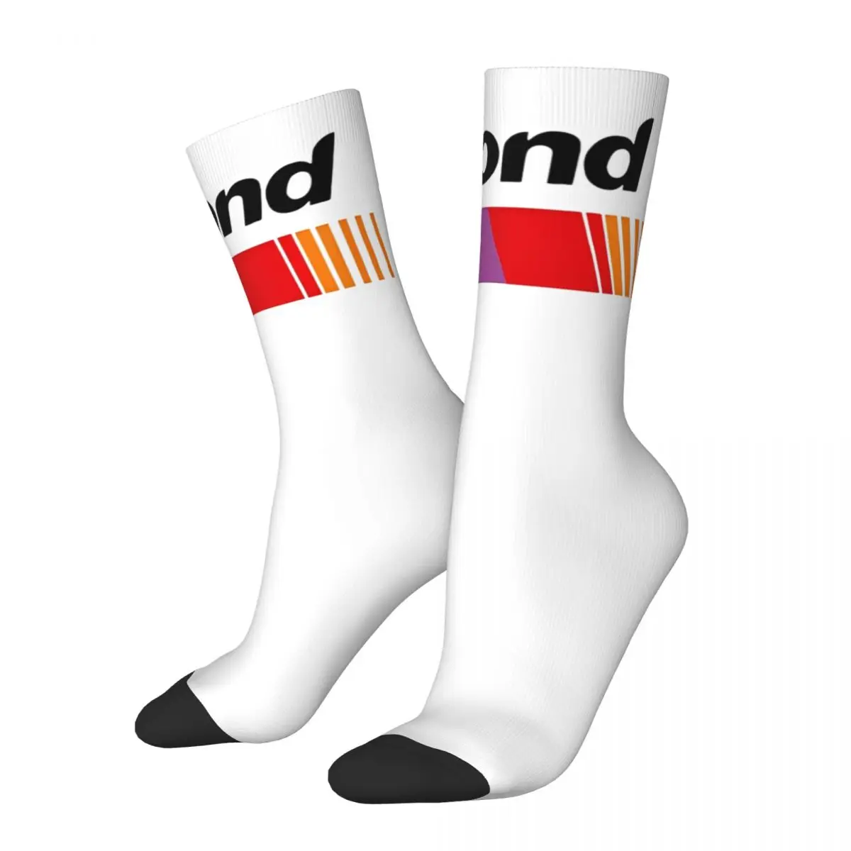 Women Men Socks Blond Popular Logo Stockings Autumn Retro Soft Socks Pattern Running Sports Anti Sweat Socks