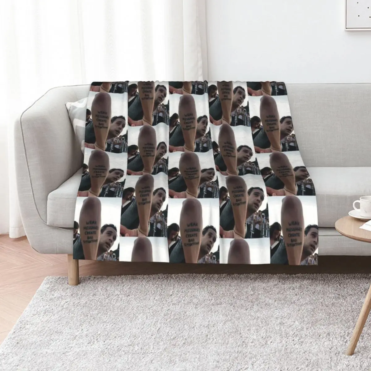 

Matty Healy - weak massages create bad situations Throw Blanket warm winter Moving blankets and throws Tourist Blankets